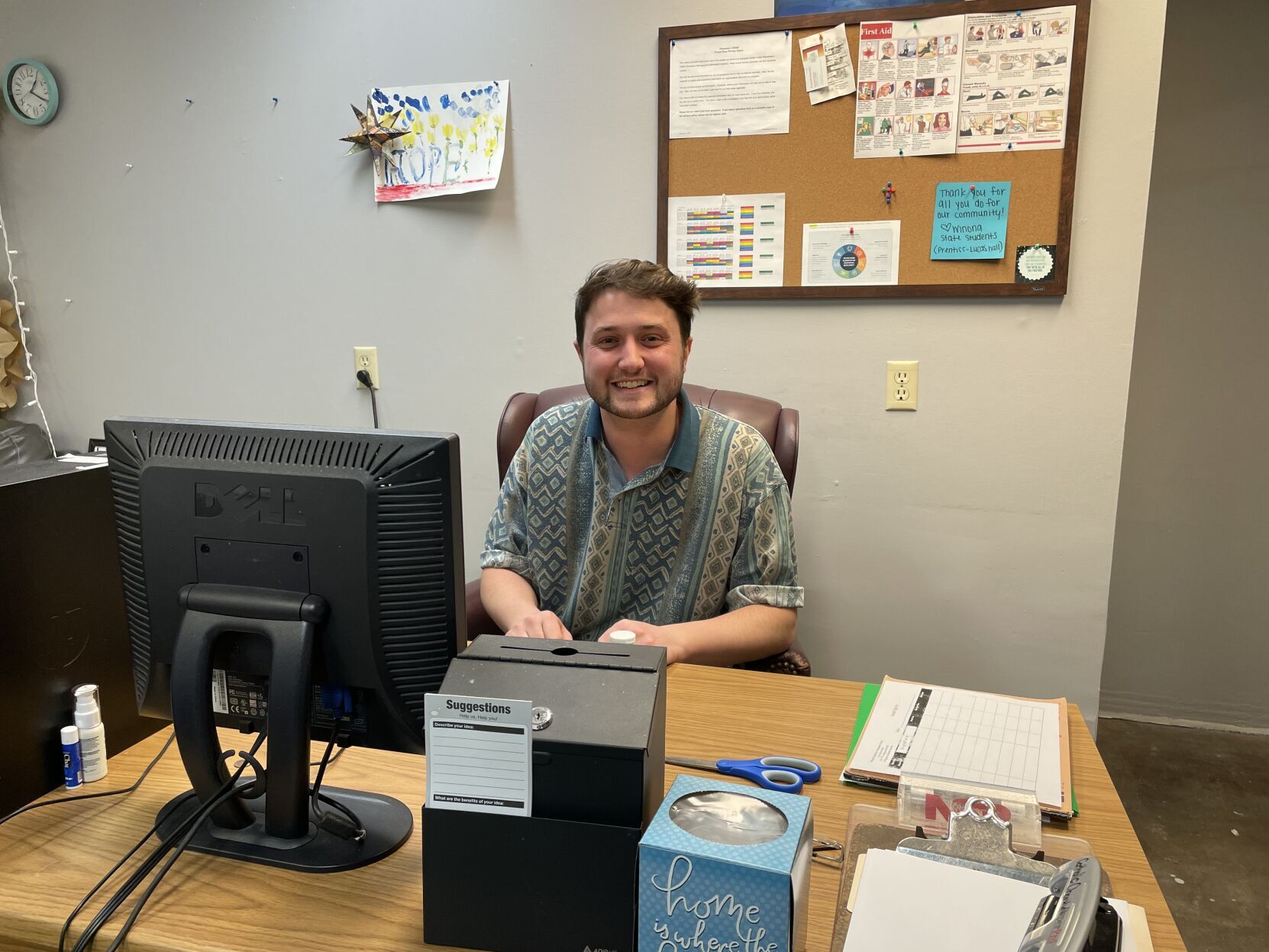 Patrick Michener at Winona Community Warming Center